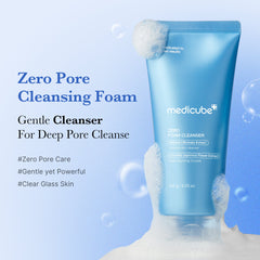 medicube Zero Foam Cleanser, 120g / 4.23 oz