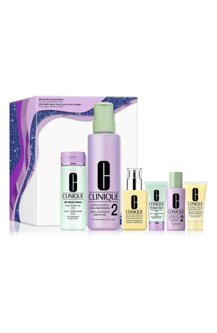 Clinique Great Skin Everywhere Skin Care Set: For Dry to Combination Skin (Limited Edition) $110 Value