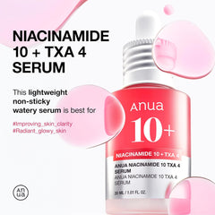 anua Niacinamide 10% + TXA 4% Dark Spot Correcting Serum