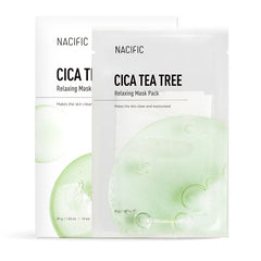 NACIFIC Cica Tea Tree Relaxing Mask Pack (10 Sheets)