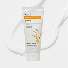 NAAP Rice Bran Brightening Moisture Cream, 100ml / 3.38 oz