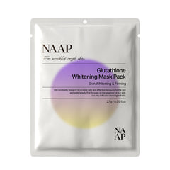 NAAP Glutathione Whitening Mask Pack - 1 Sheet