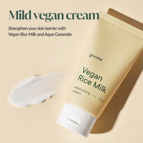 goodal Vegan Rice Milk Moisturizing Cream 70 ml / 2.36 fl. oz