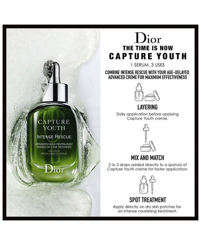 Dior Capture Youth Intense Rescue Age-Delay Revitalizing Oil-Serum
