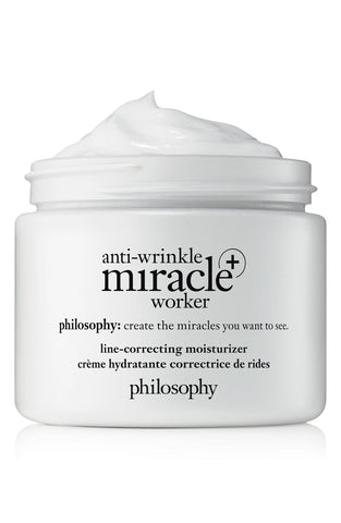 philosophy anti-wrinkle miracle worker+ line-correcting moisturizer