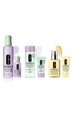 Clinique Great Skin Everywhere Set: For Dry Combination Skin (Value $107.50)