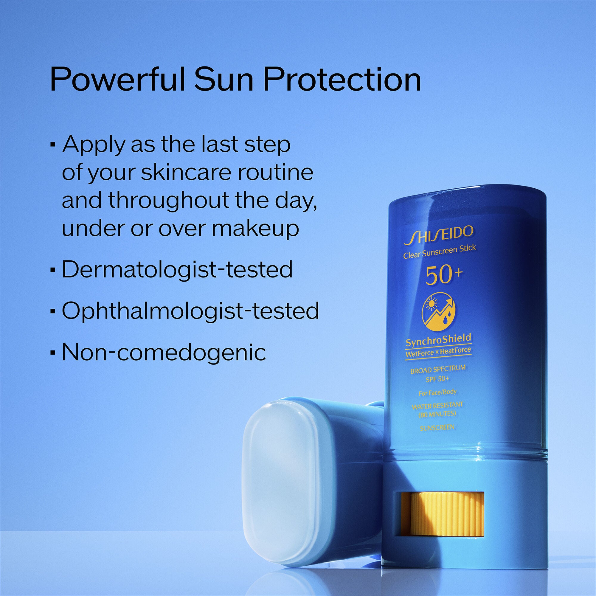 Shiseido Clear Sunscreen Stick SPF 50+