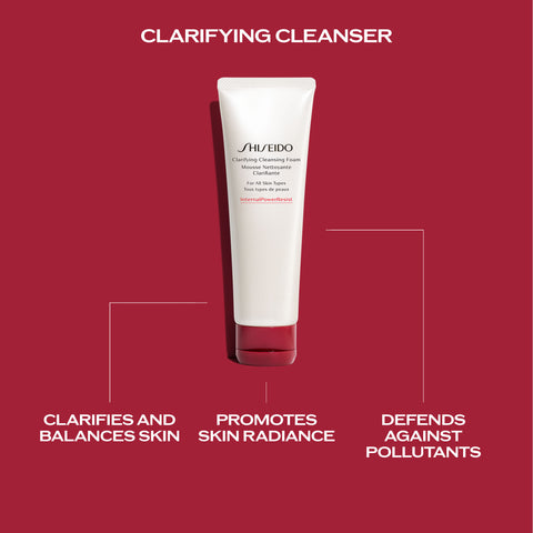 Shiseido Clarifying Cleansing Foam (for all skin types)