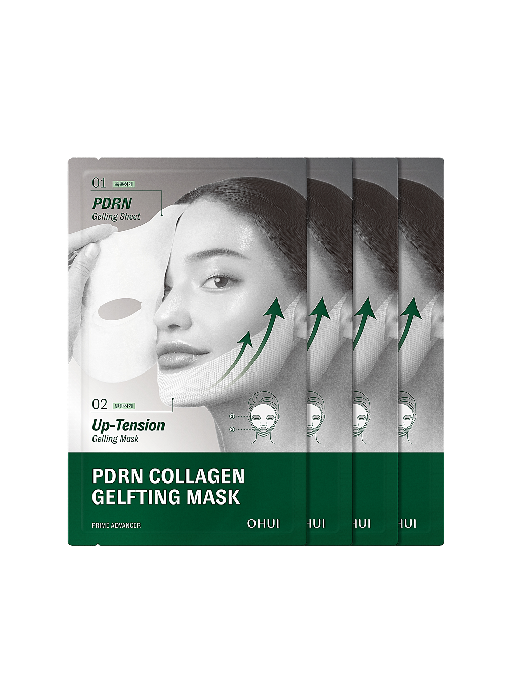 O HUI Prime Advancer PDRN Collagen Gelfting Mask
