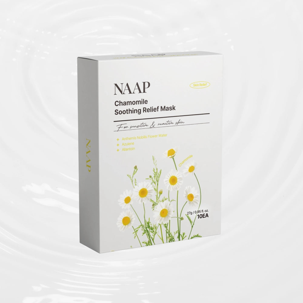 NAAP Chamomile Soothing Relief Mask Pack - 10 Sheets