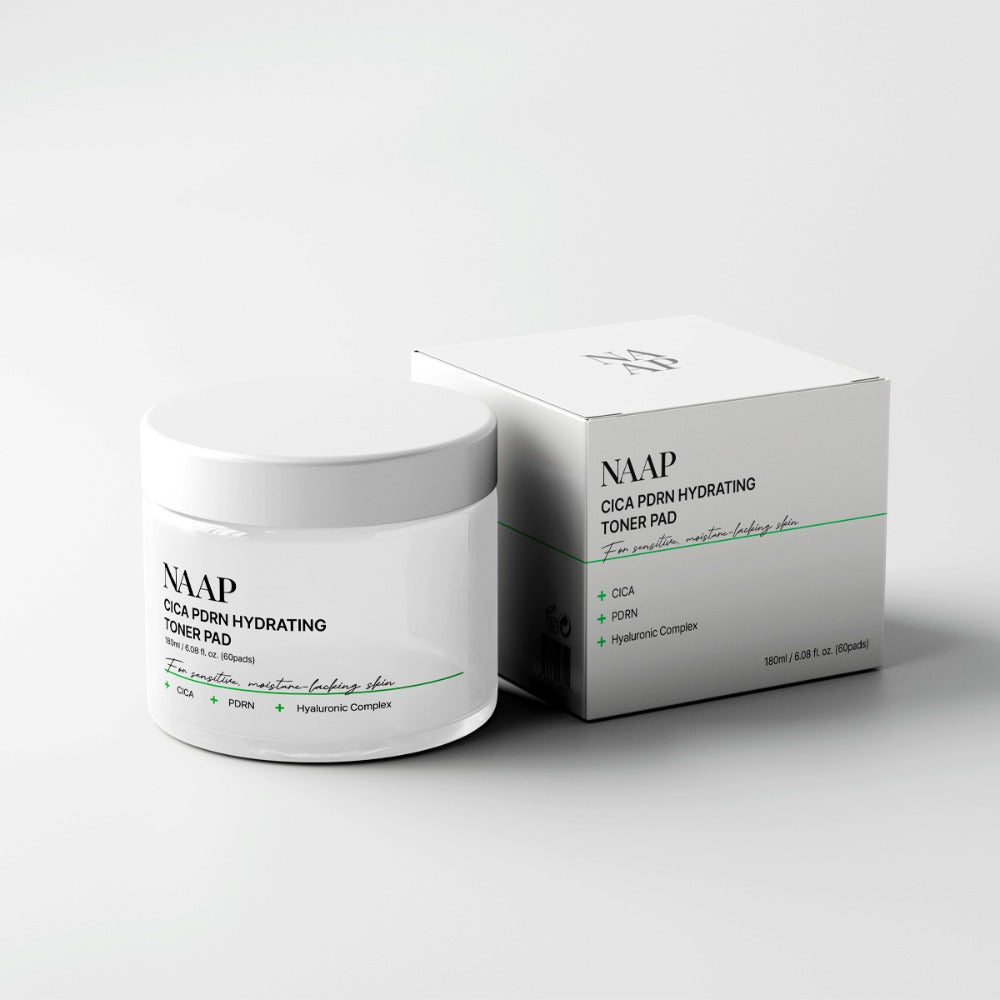 NAAP Cica PDRN Hydrating Toner Pad, 60 pads