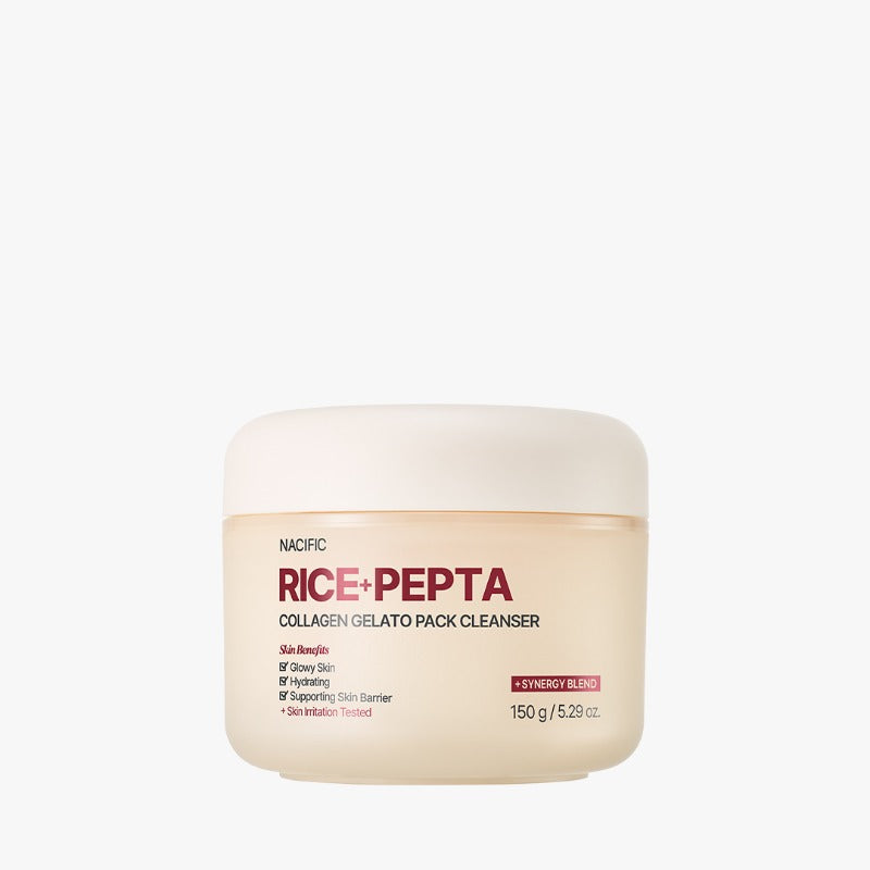 NACIFIC RICE+PEPTA Collagen Gelato Pack Cleanser, 150g / 5.29 oz