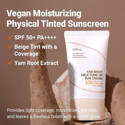 IsNtree Yam Root Milk Tone Up Sun Cream SPF 50+ PA++++