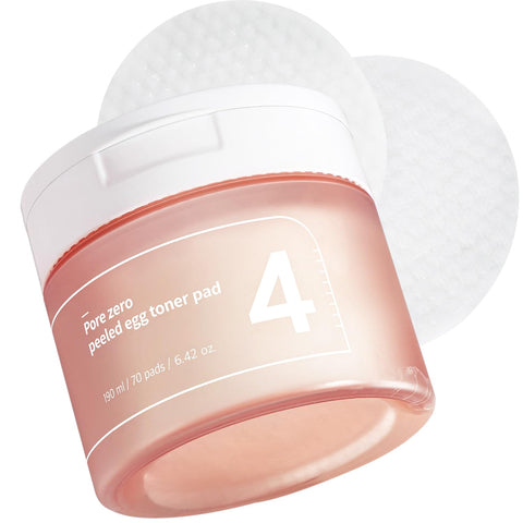 numbuzin No.4 Pore Zero Peeled Egg Toner Pad