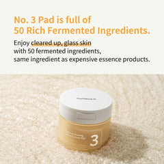 numbuzin No.3 Radiance Glowing Jumbo Essence Pad