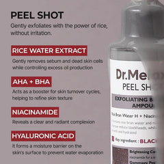 Dr. Melaxin Peel Shot Exfoliating Black Rice Ampoule