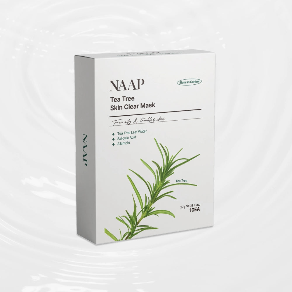 NAAP Tea Tree Skin Clear Mask Pack - 10 Sheets