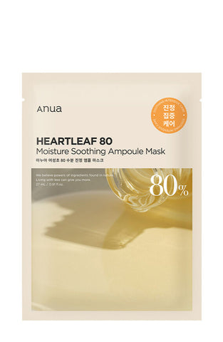 anua HeartLeaf 80% Moisture Soothing Ampoule Mask