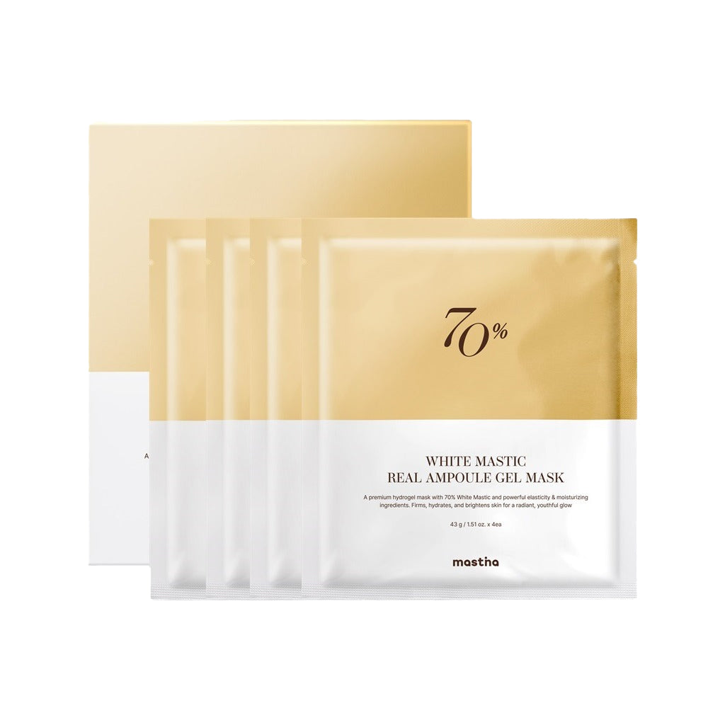 mastina White Mastic Real Ampoule Gel Mask (4EA)