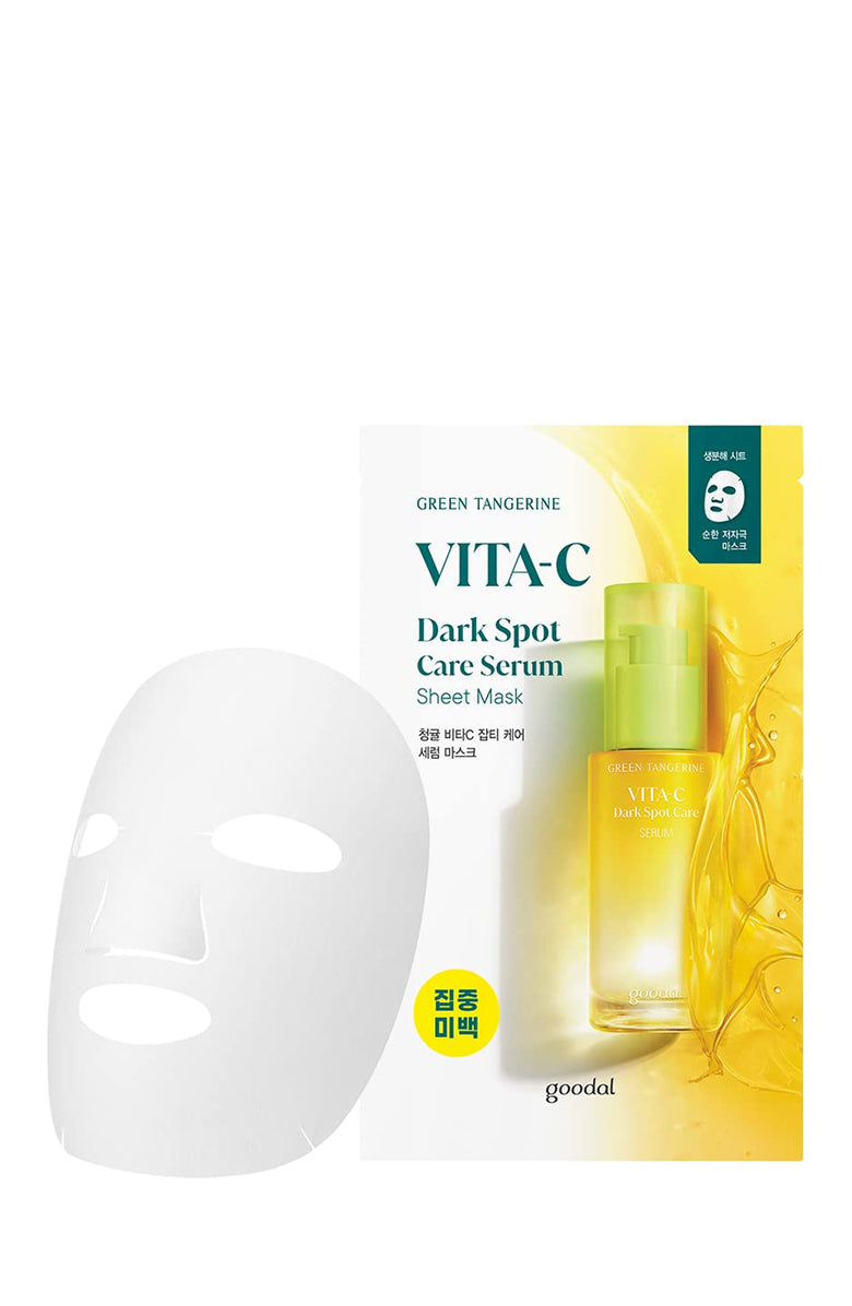 goodal Green Tangerine Vita-C Dark Spot Care Serum Sheet Mask