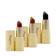 Pepper Creamy Matte Lipstick 3.5g Korean Makeup 3 Pack (#424 mercury, #116 nectar, #221 pouty)