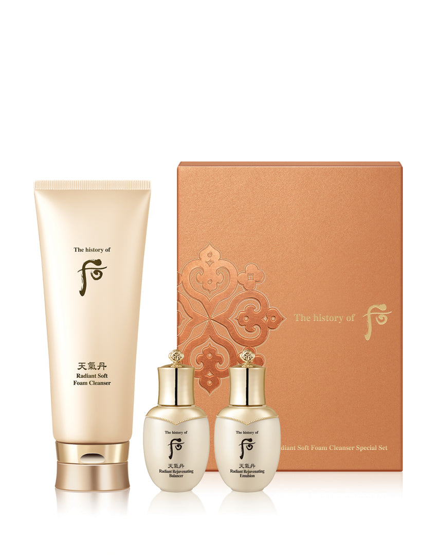 The History of Whoo Cheongidan Radiant Soft Foam Cleanser Special Set