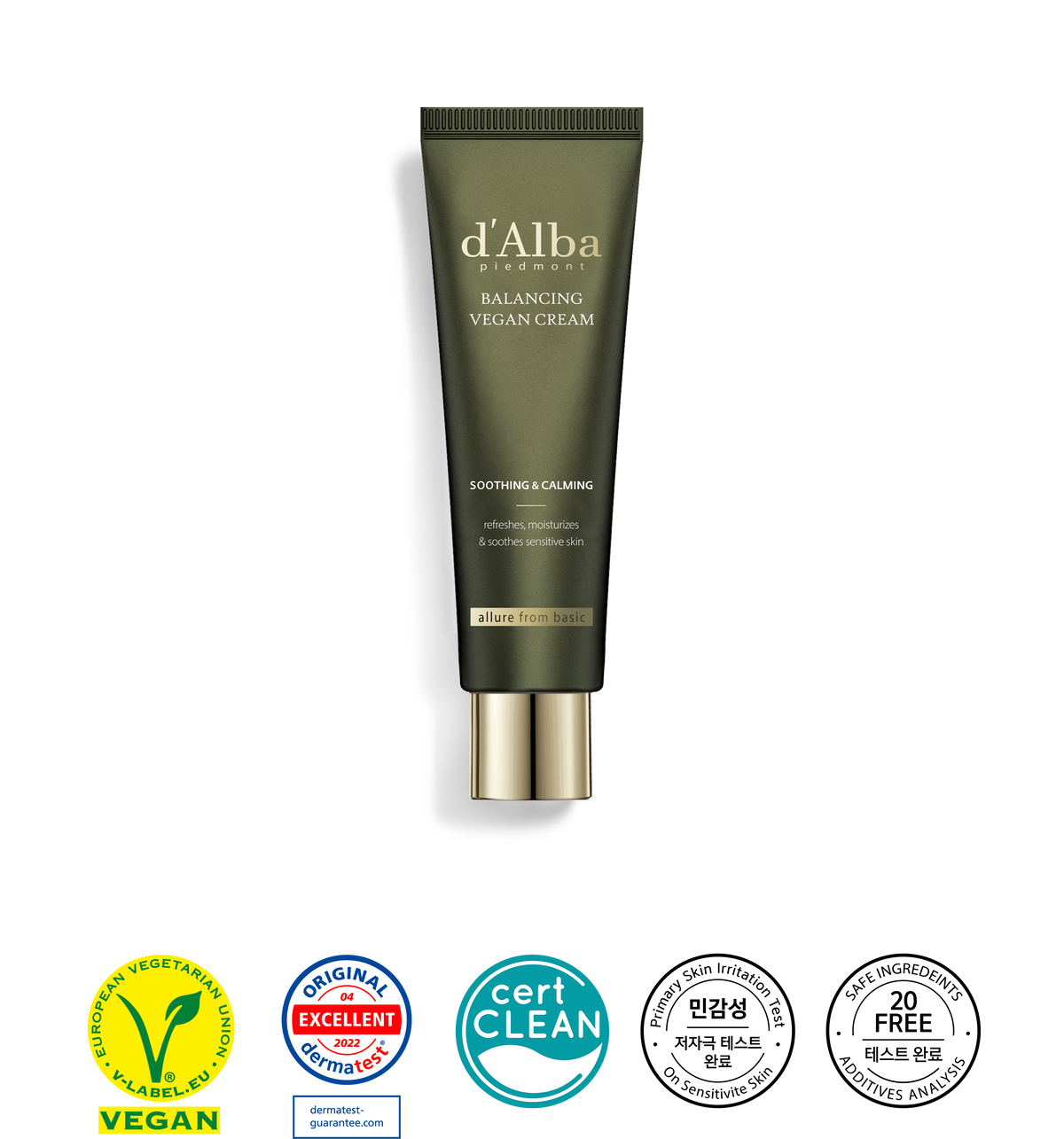 d'Alba Mild Skin Balancing Vegan Cream