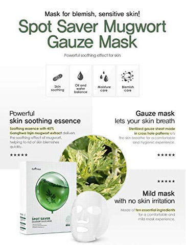 IsNtree Spot Saver Mugwort Gauze Mask