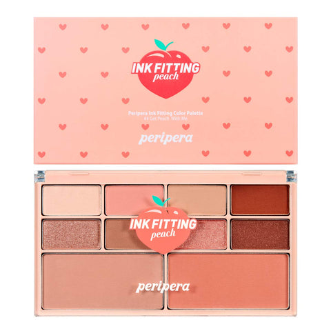 Peripera Ink Fitting Color Palette - 04 Get Peach With Me