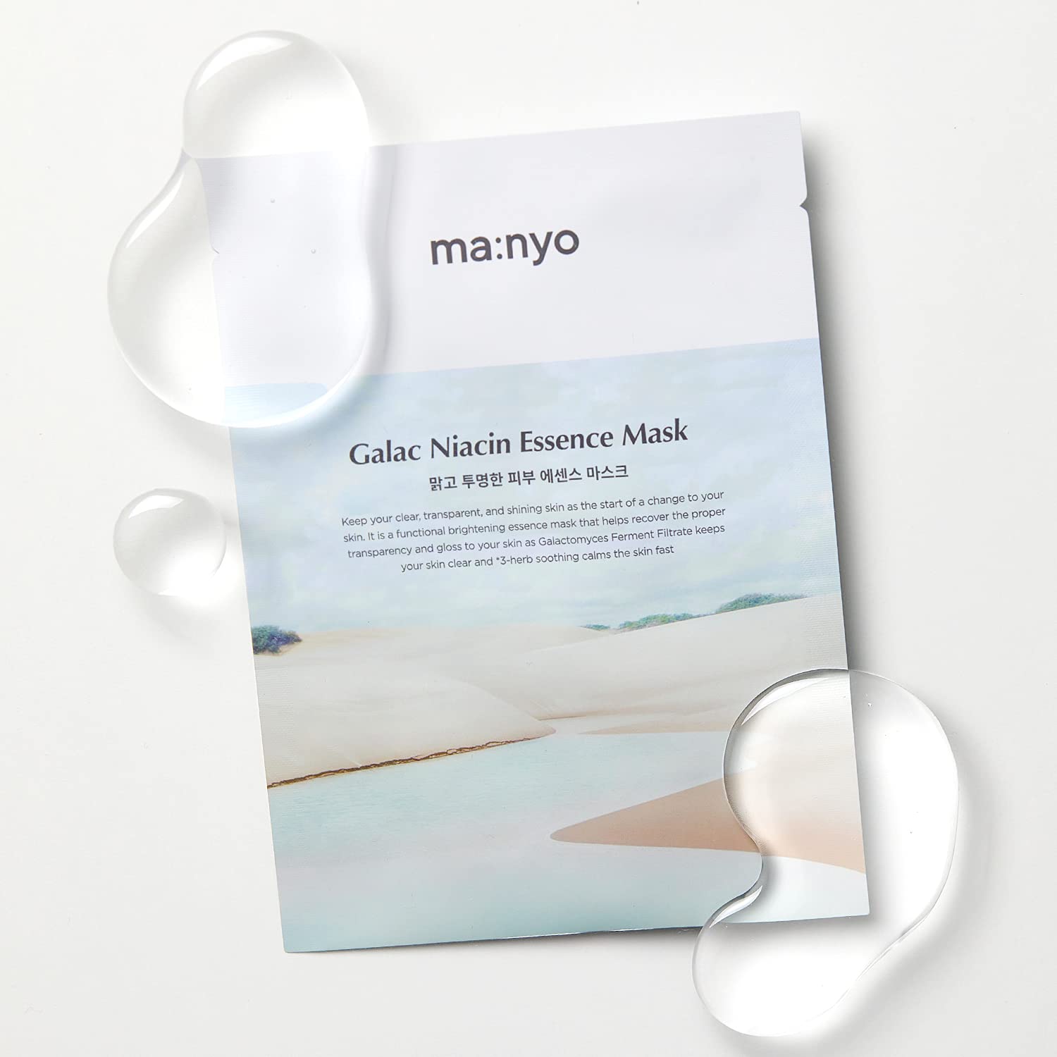 Manyo Factory Galac Niacin Essence Mask 30g, 1 Sheet