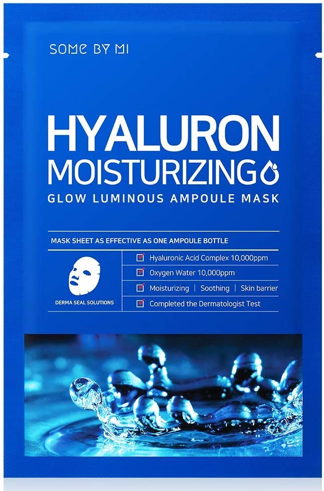 SOME BY MI Hyaluron Moisturizing Glow Luminous Ampoule Mask