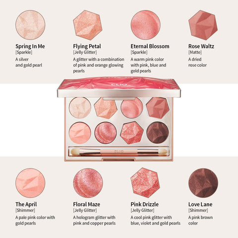 CLIO Prism Air Eye Palette 02 Pink Addict