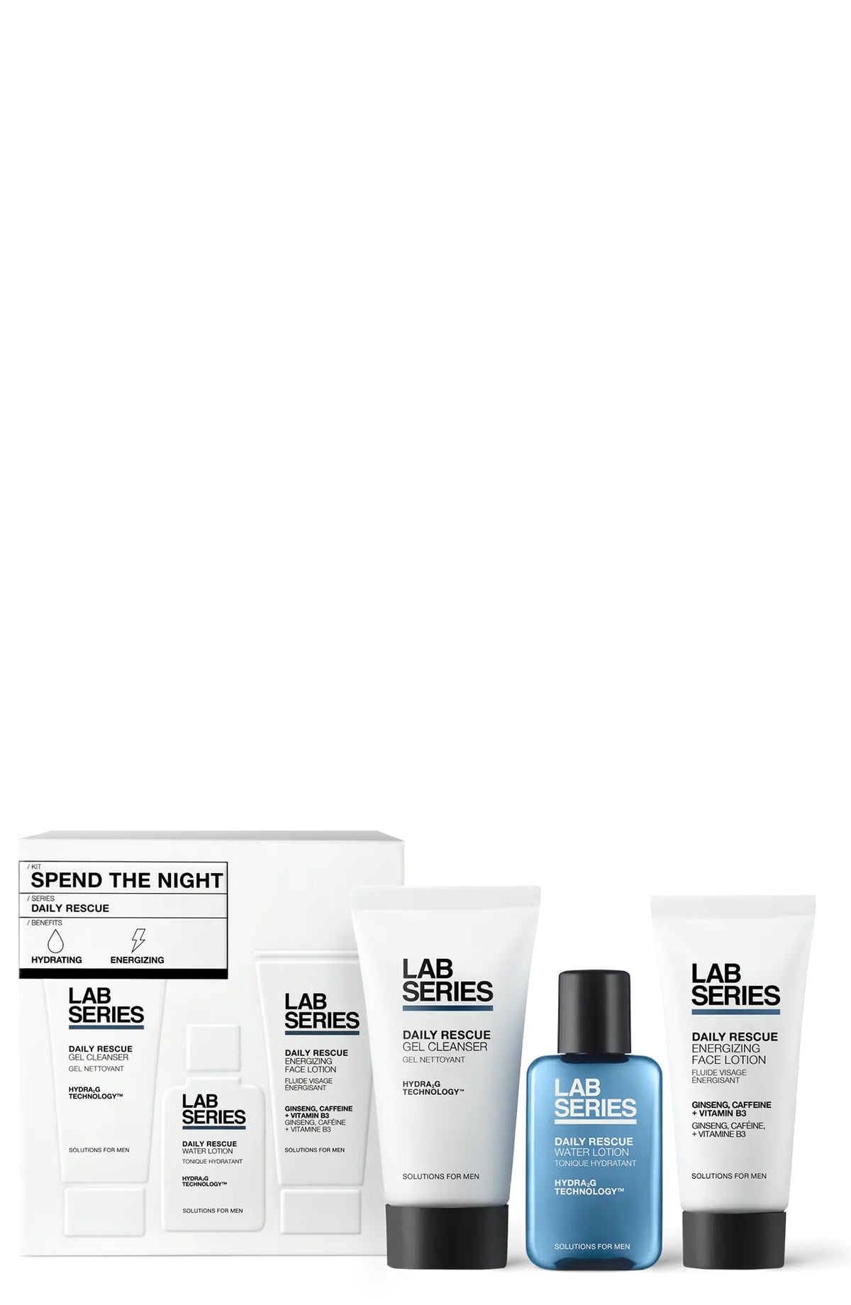 Lab Series Skincare for Men Daily Rescue Minis Spend The Night Set