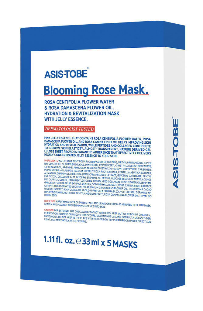 ASIS-TOBE Blooming Rose Mask 5 Masks