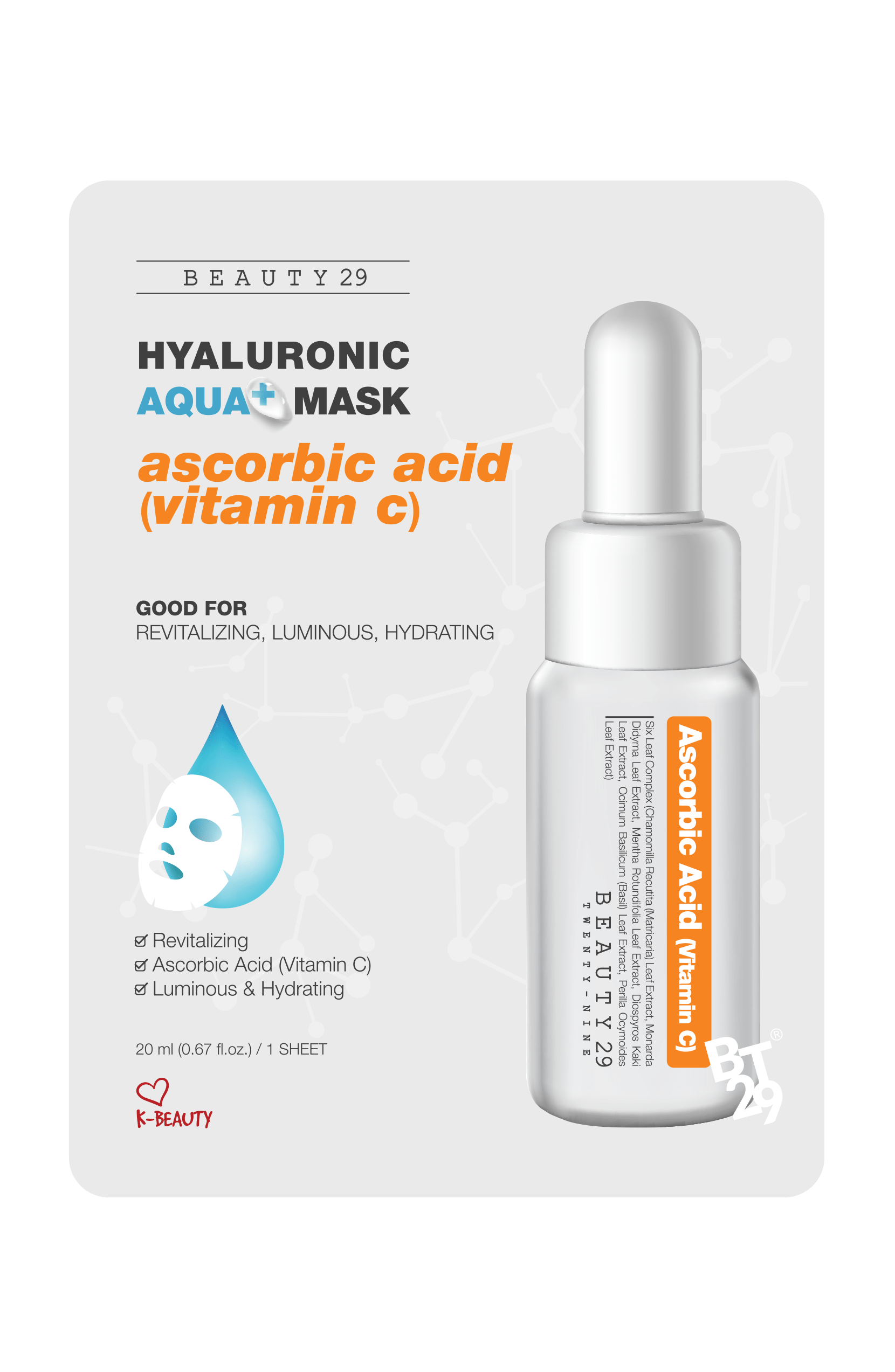 BEAUTY29 Hyaluronic Aqua+ Mask - eCosmeticWorld