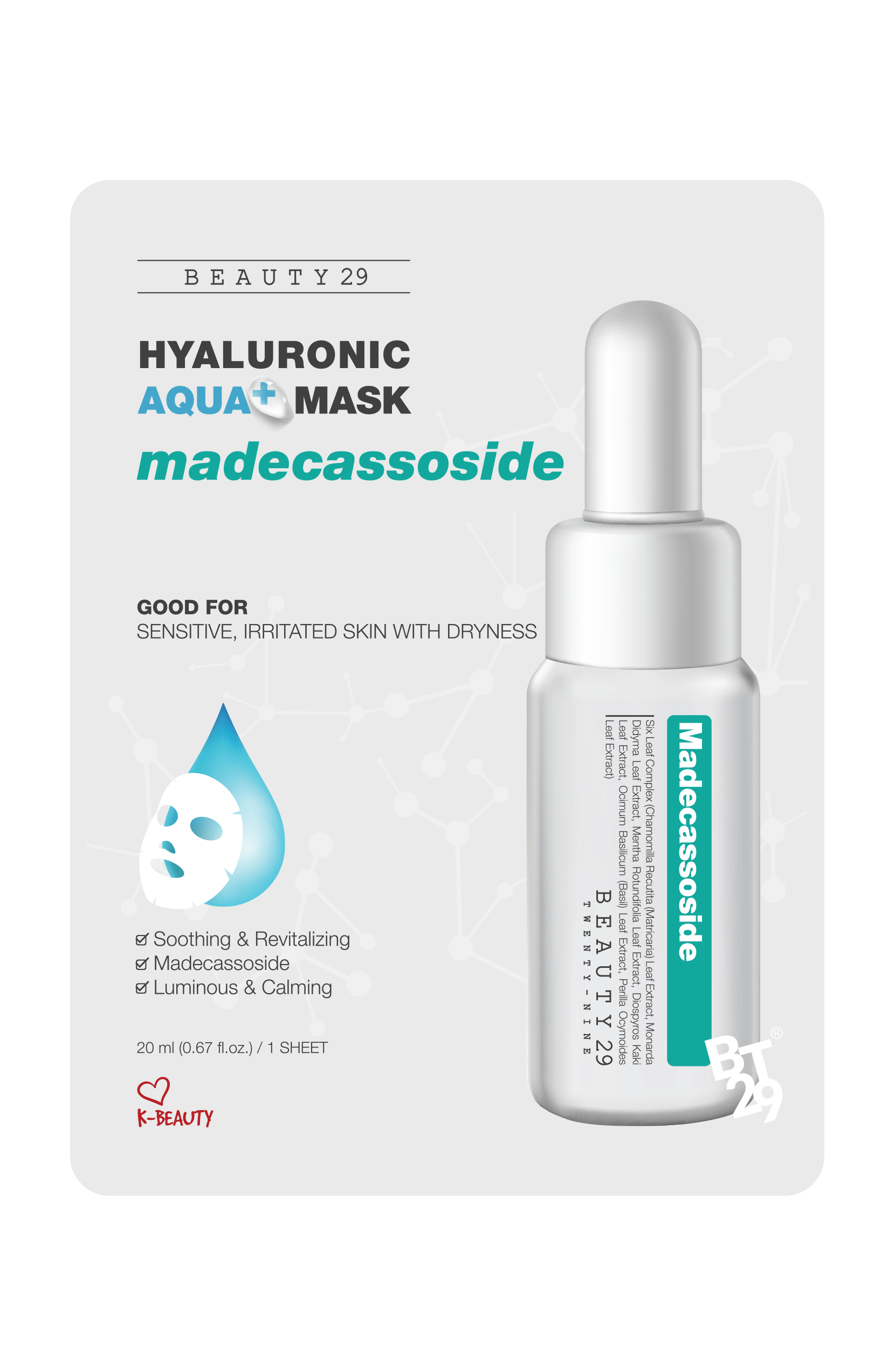 BEAUTY29 Hyaluronic Aqua+ Mask - eCosmeticWorld