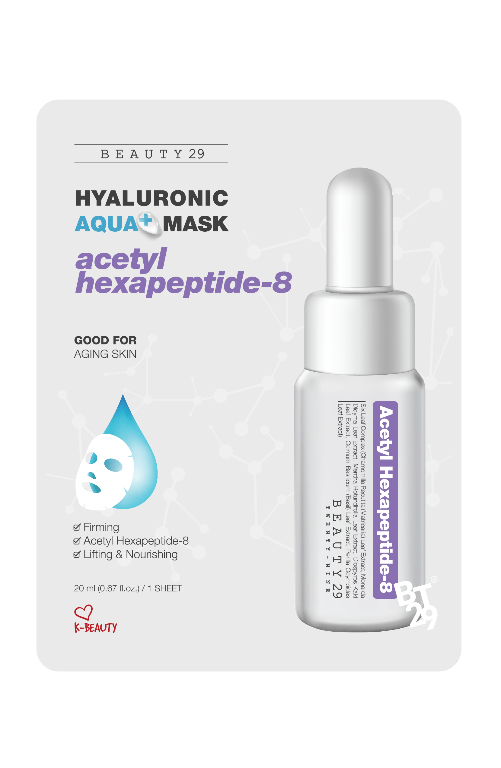 BEAUTY29 Hyaluronic Aqua+ Mask - eCosmeticWorld