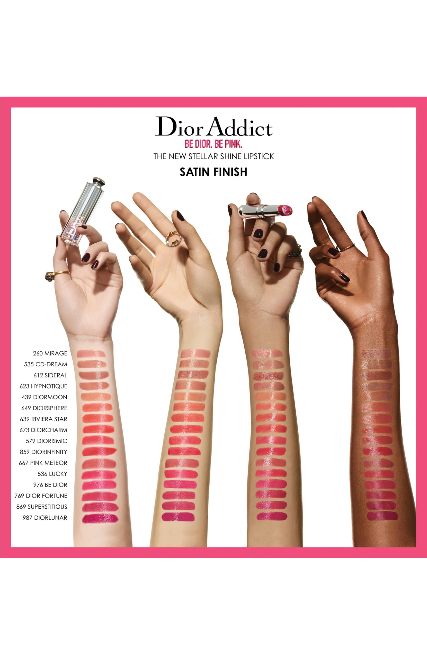 Pink Dior Stella Lip Gloss Stella Shine Dior Addict Stellar Shine