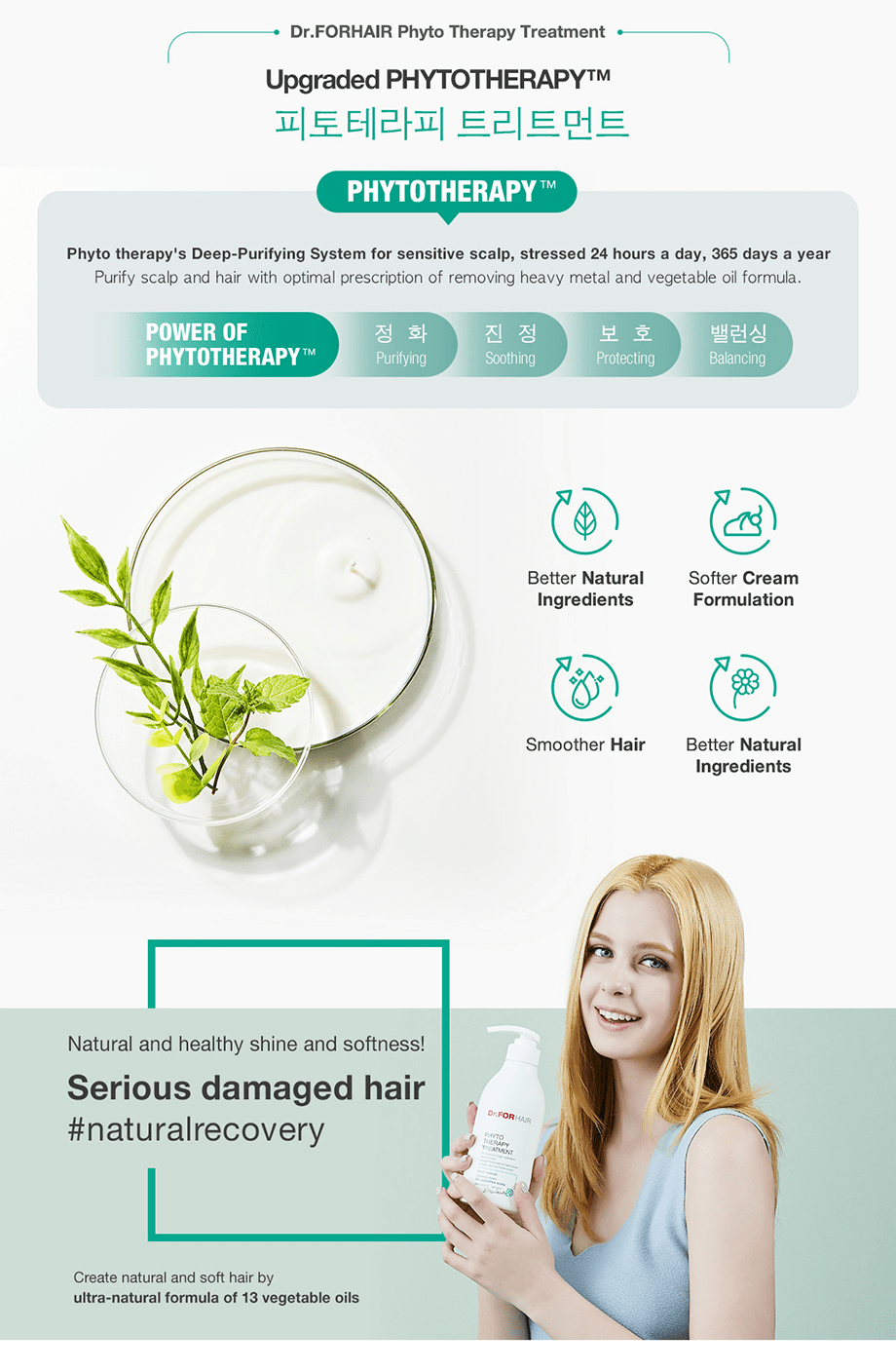 Dr.FORHAIR Phyto Therapy Treatment 500ml / 16.91 fl. oz (New Version) - eCosmeticWorld