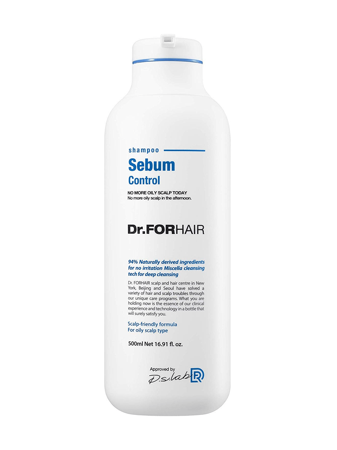 Dr.FORHAIR Sebum Control Shampoo 500ml / 16.91 fl. oz (New Version) - eCosmeticWorld
