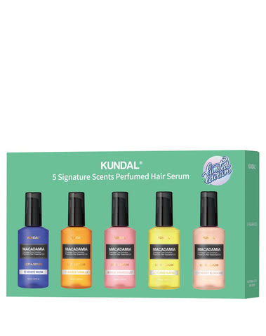 KUNDAL 5 Signature Scents Perfumed Hair Serum Set