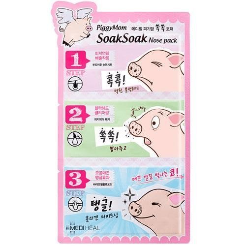 MEDIHEAL PiggyMom SoakSoak Nose Pack - eCosmeticWorld