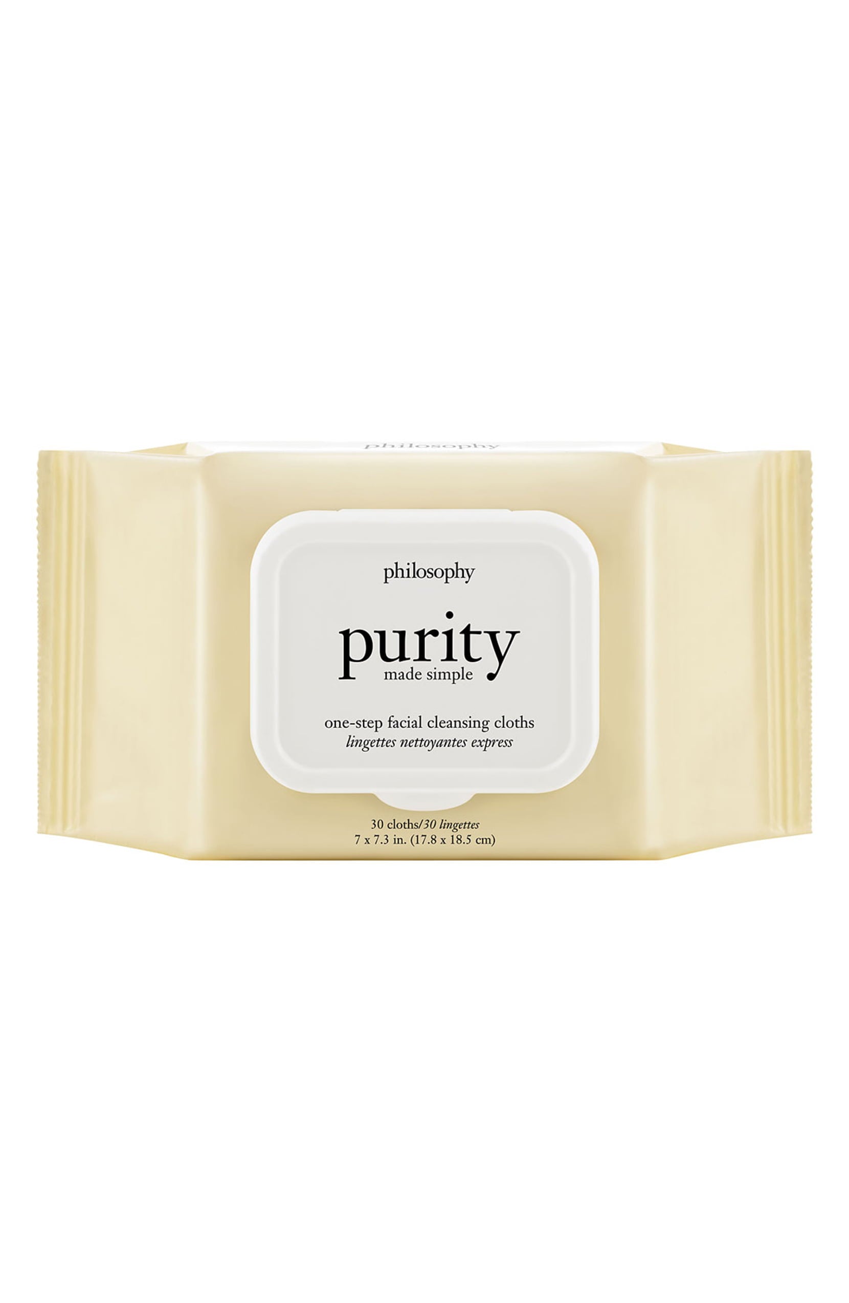 philosophy purity made simple one-step facial cleansing cloths