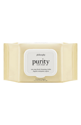 philosophy purity made simple one-step facial cleansing cloths