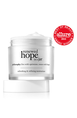 philosophy renewed hope in a jar refreshing & refining moisturizer