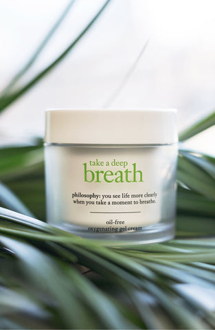 philosophy take a deep breath oil-free oxygenating gel cream