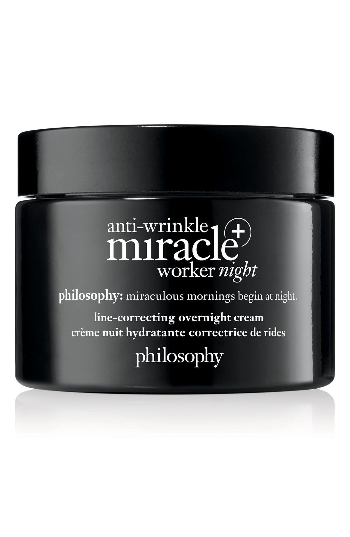 philosophy anti-wrinkle miracle worker night+ line-correcting overnight cream