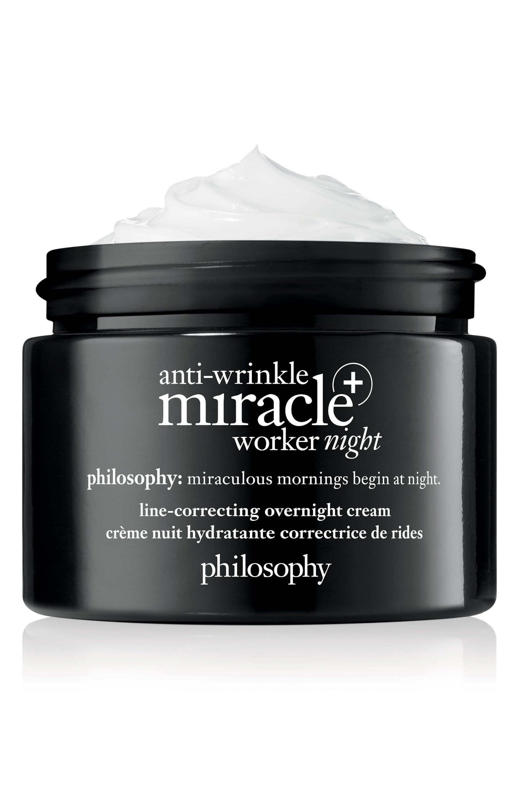 philosophy anti-wrinkle miracle worker night+ line-correcting overnight cream