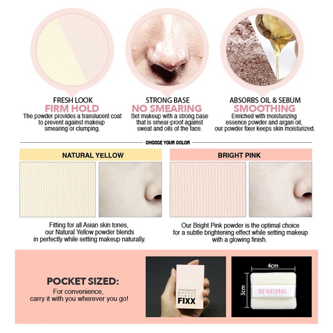 so natural Makeup Holding Finish Powder Fixer