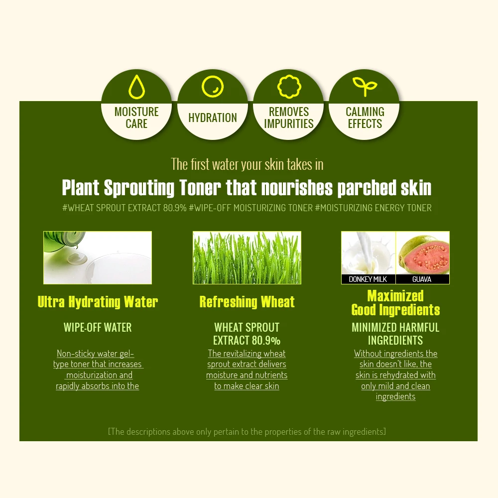 so natural 80.9% Plant Sprouting Essence Toner